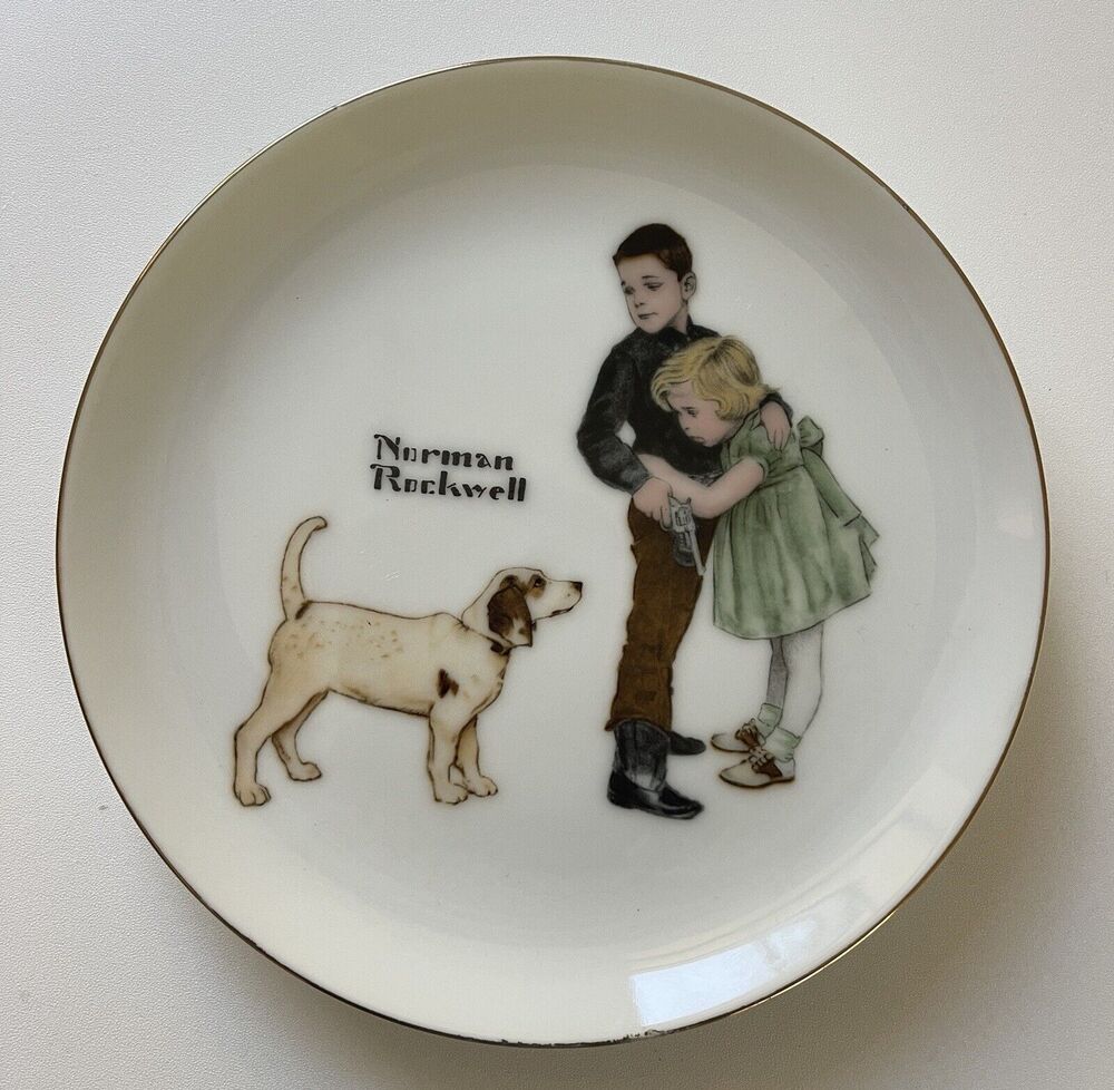 Norman Rockwell Collectors Edition Limited Series Big Brother 6.5” Plate
